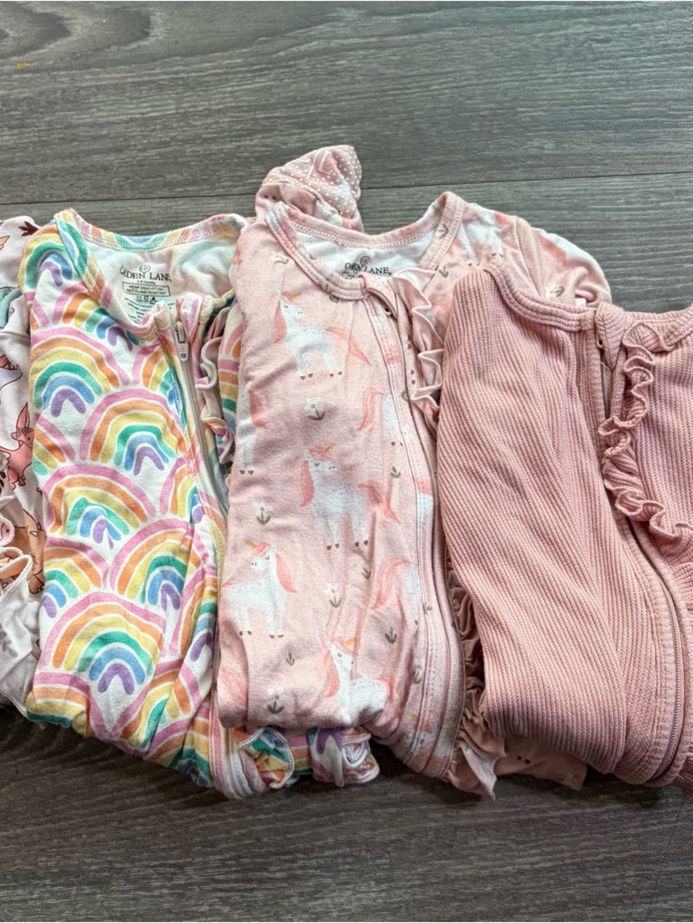 Caden lane girls 3-6 month bubdle